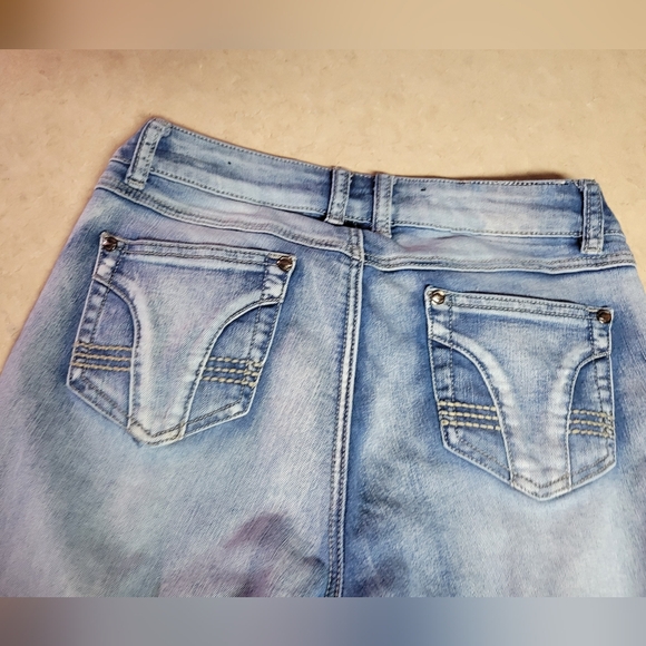 Desire size 7 Women's Light Blue Jeans - Picture 4 of 10
